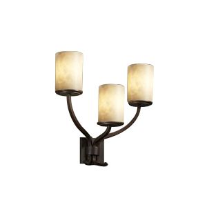 Clouds Sonoma 3-Light Wall Sconce by Justice Design Group - Starlight Lighting USA and Canada